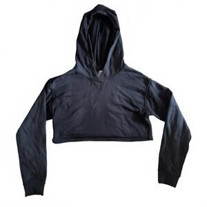 Lululemon Team Canada Scuba Crop Hoodie | Black Size 8 | Olympic Logo + Flag